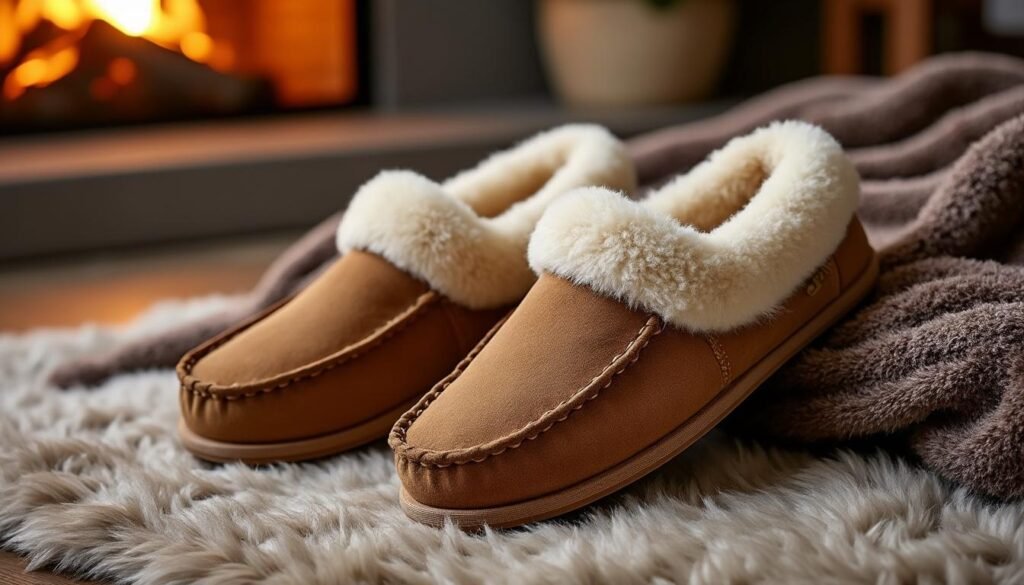 découvrez le confort ultime avec nos chaussons en peau de mouton pour homme. chaleur, douceur et élégance pour vos pieds, parfaits pour l’hiver !