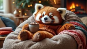 Pyjama panda roux